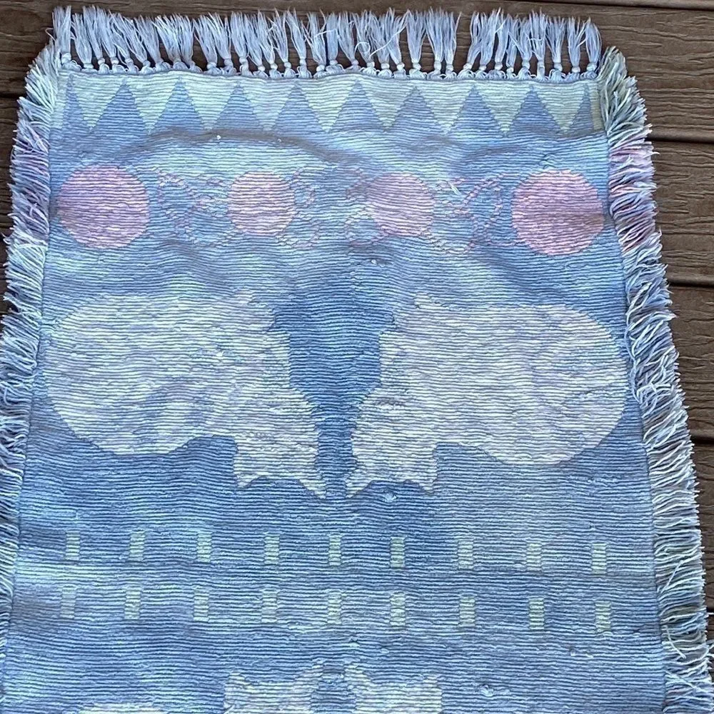 Vintage Tow Bath Rug Mat